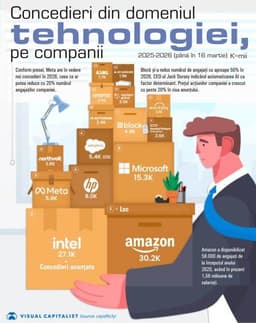 Amazon, Intel, Microsoft top tech giants with the most layoffs - 07.04.2026 | BURSA.RO