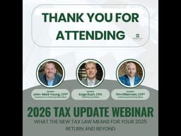 New Tax Law 2025 Breakdown: How It Impacts Your 2026 Filing