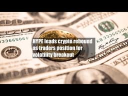 HYPE leads crypto rebound as traders position for volatility breakout