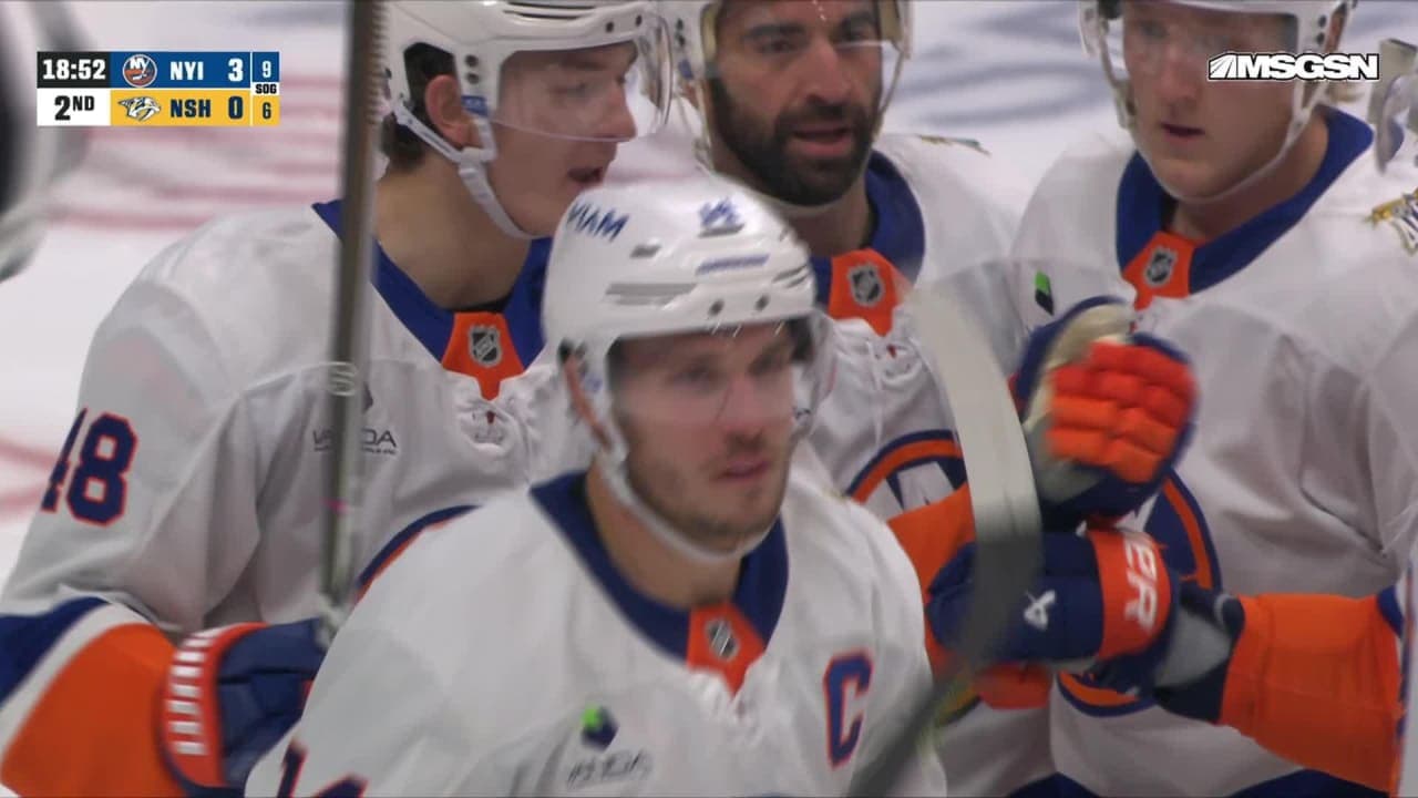 Bo Horvat with a Goal vs. Nashville Predators | New York ...