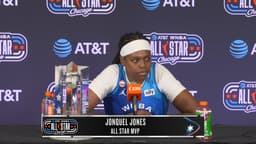 @WNBA: Built for the moment 🥹

Jonquel Jones talks on her love for the game after becoming the All-Star MVP...