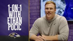 1-on-1 With New Ravens Center Ethan Pocic | Baltimore Ravens
