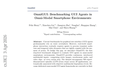 OmniGUI: Benchmarking GUI Agents in Omni-Modal Smartphone Environments