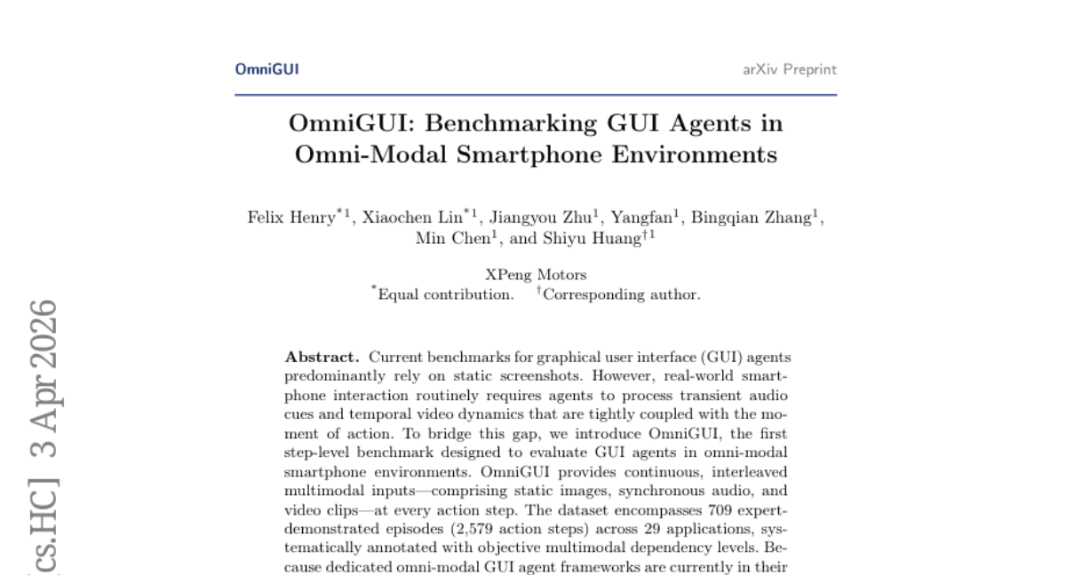 OmniGUI: Benchmarking GUI Agents in Omni-Modal Smartphone Environments