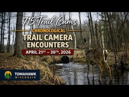 Trail Camera Encounters April 21st-30th 2026 Tomahawk Wisconsin
