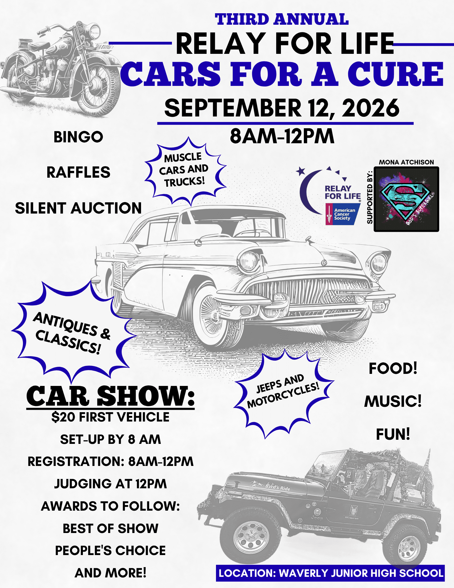 Third Annual Relay for Life- Cars for a Cure Car Show