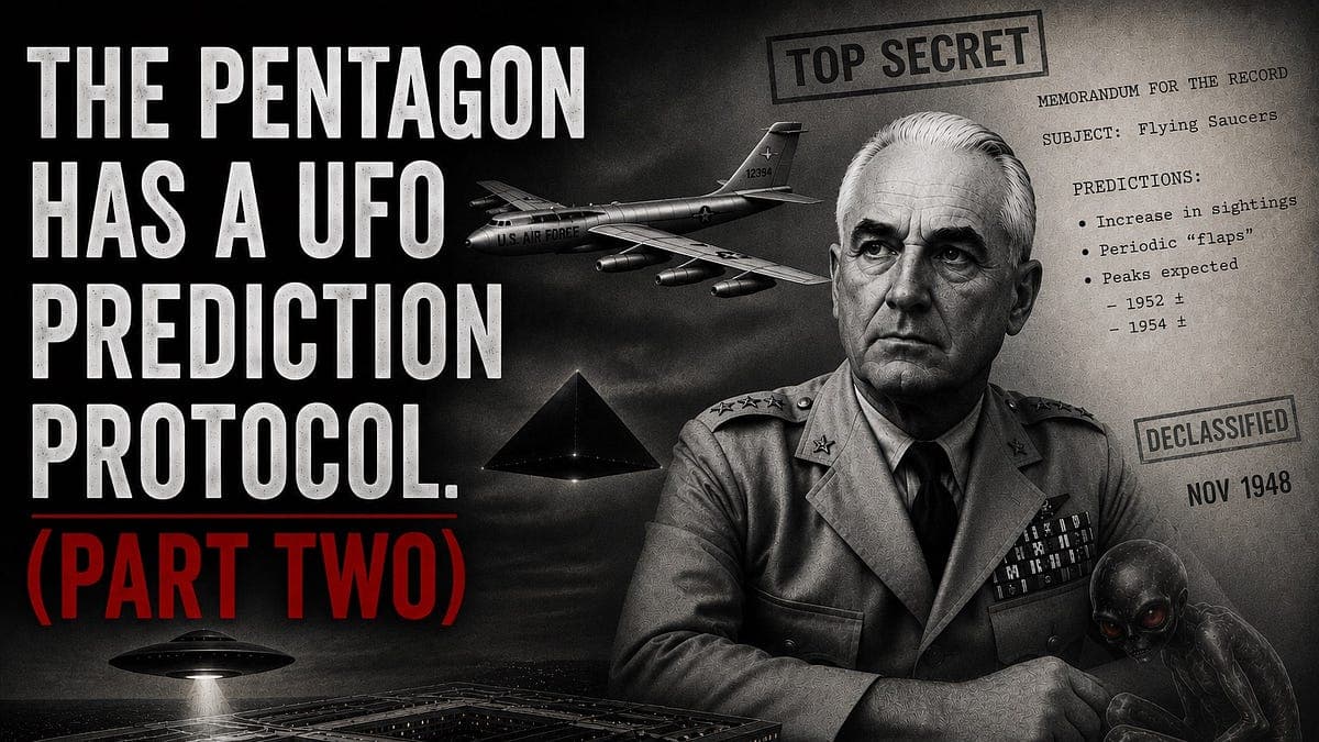 The Pentagon Knows When UFOs Are Going to Arrive