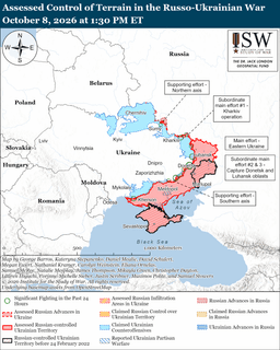 Russian Offensive Campaign Assessment, October 8, 2026