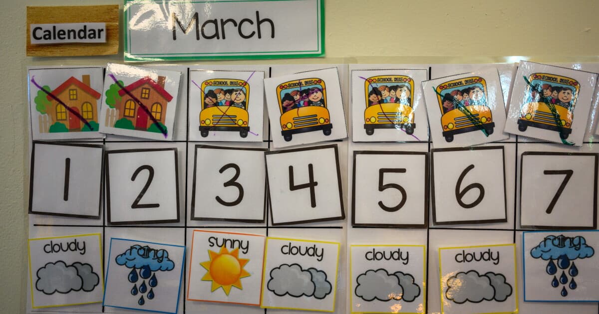 Kindergarten math test