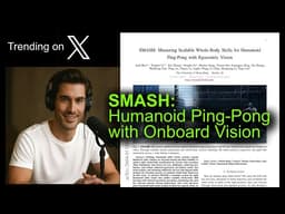 SMASH: Humanoid Ping-Pong with Onboard Vision