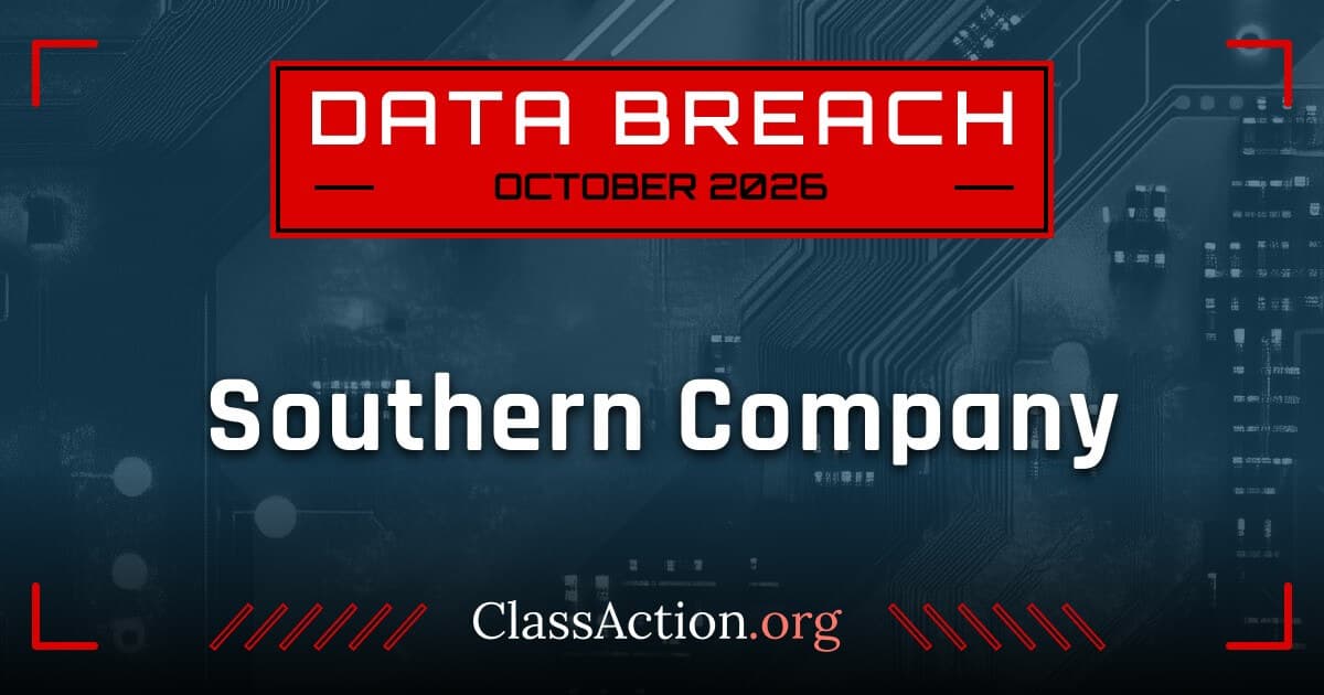 Southern Company Data Breach Reported
