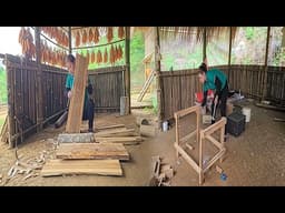 Solo Woman DIY: Building a Bamboo Dining Table Step-by-Step | Incredible Off-Grid Furniture