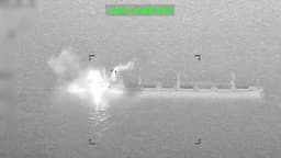 U.S. MILITARY STRIKES COMMERCIAL CARGO SHIP NEAR IRAN