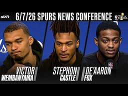 Victor Wembanyama, Stephon Castle, more Spurs talk going into MSG down 2-0 in NBA Finals vs. Knicks