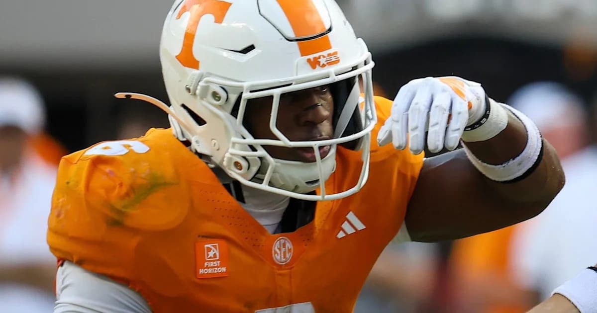 Tennessee running back doubtful against Auburn