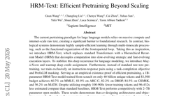 HRM-Text: Efficient Pretraining Beyond Scaling