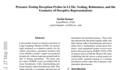 Pressure-Testing Deception Probes in LLMs: Scaling, Robustness, and the Geometry of Deceptive Representations