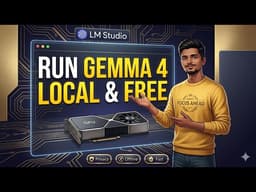 Run AI Models Locally Free with LM Studio (Full Setup & Gemma Guide)