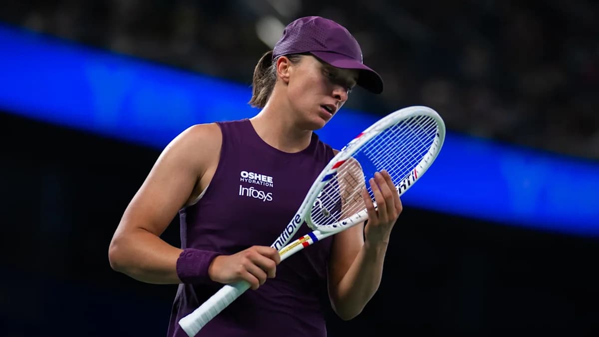 Iga Swiatek says if she’s still motivated to qualify for the WTA Finals after loss in the Wuhan Open semifinals