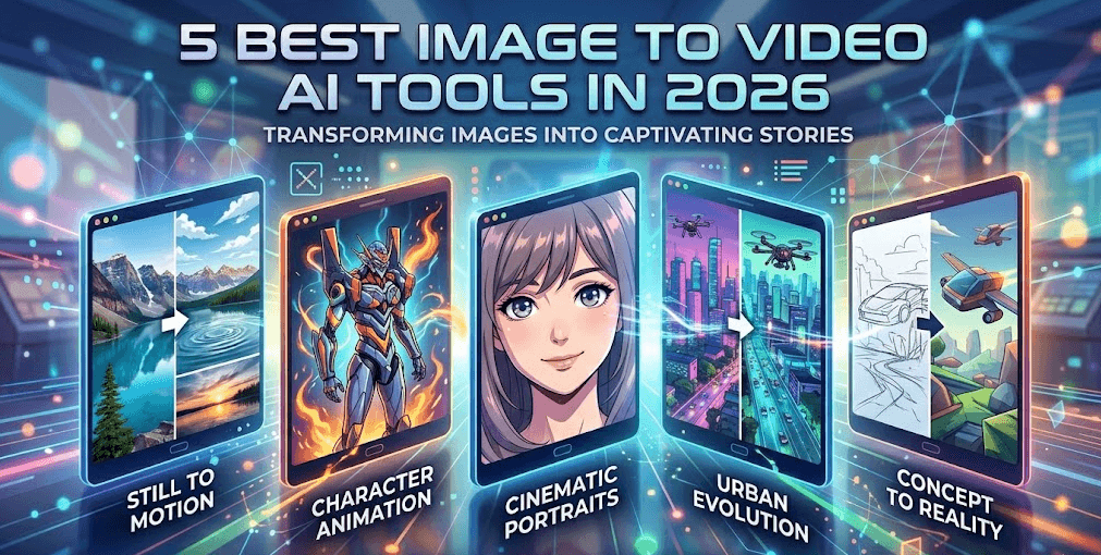 5 Best Image to Video AI Tools in 2026