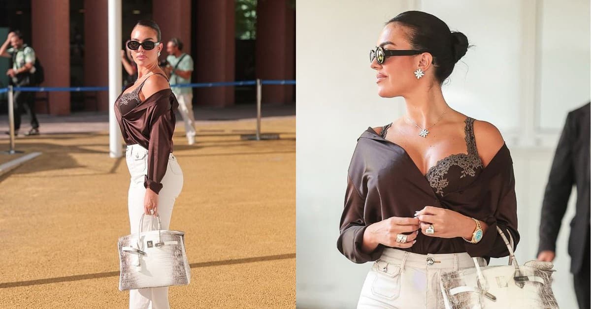 Bóc giá outfit của Georgina - vợ Ronaldo: Đeo nhẫn 100 tỷ, xách túi ...