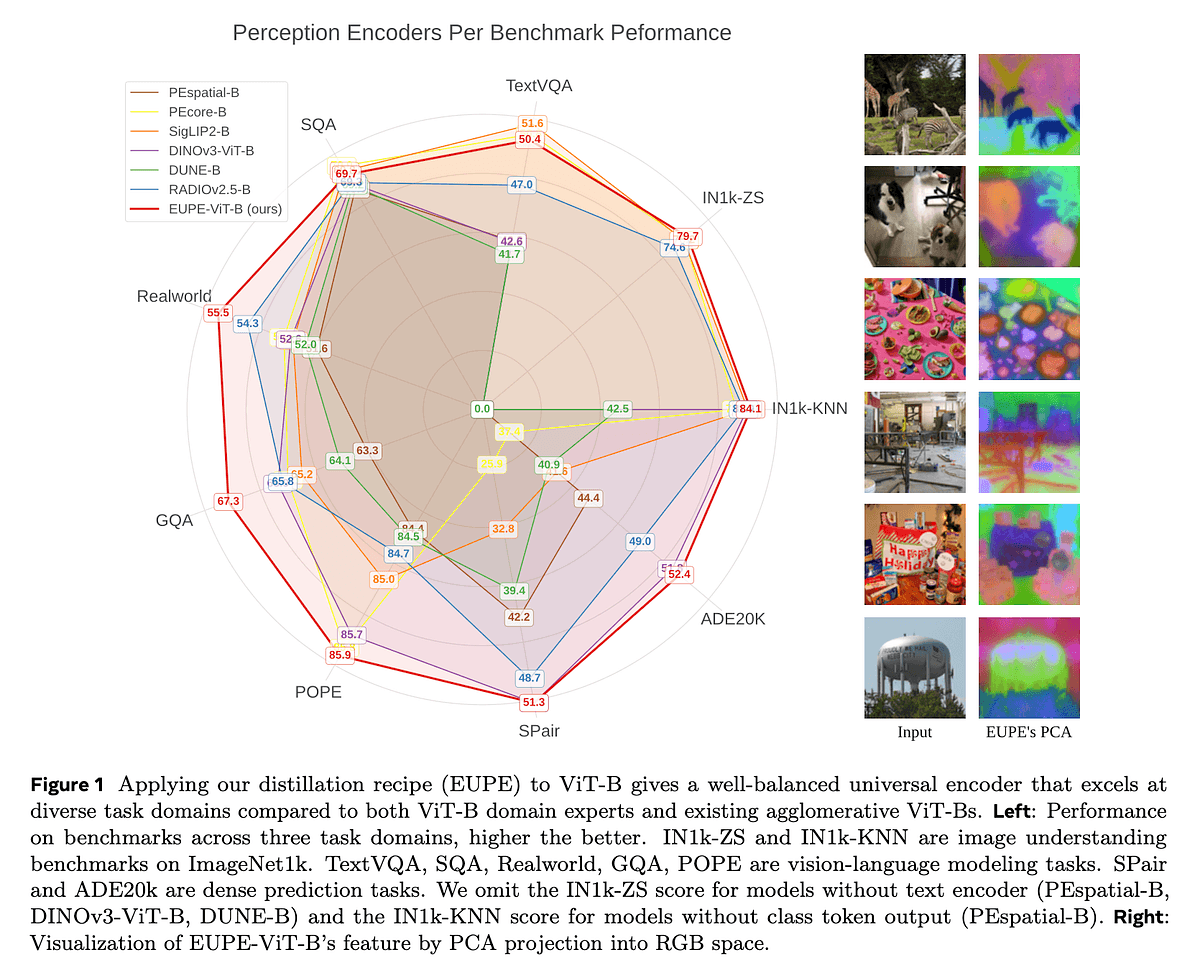 Meta’s EUPE: One Vision Encoder to Rule Your Phone, Your Glasses, and Your VLM | by Mandar Karhade, MD. PhD. | Apr, 2026 | Medium