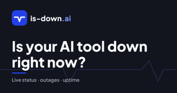 Is Manus Down? Live AI Agent Status & Outages
