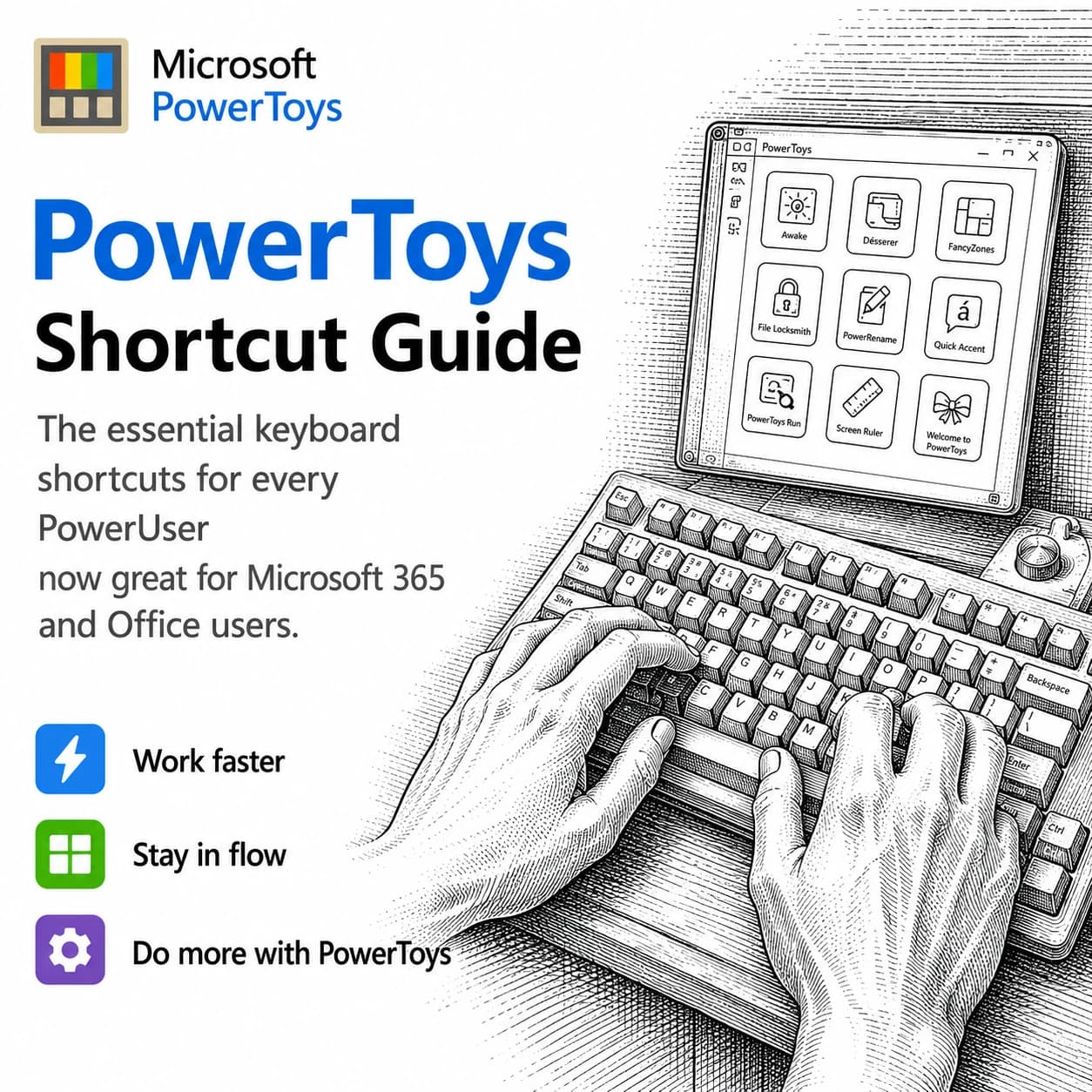 PowerToys 0.100: new Shortcut Guide (app-aware for Office), Alt Window Cycle utility, and bug fixes
