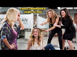 A Heated Confrontation at Logan's CEO Office: Steffy Loses The Bold and the Beautiful Spoilers