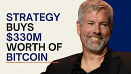 Strategy's $330 Million Bitcoin Buy Boosts Crypto as Investors Await Iran Deal