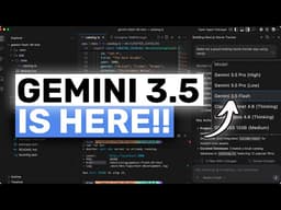 Gemini 3.5 Flash (NOW AVAILABLE!): They JUST LAUNCHED Gemini 3.5 Flash & I TESTED IT!