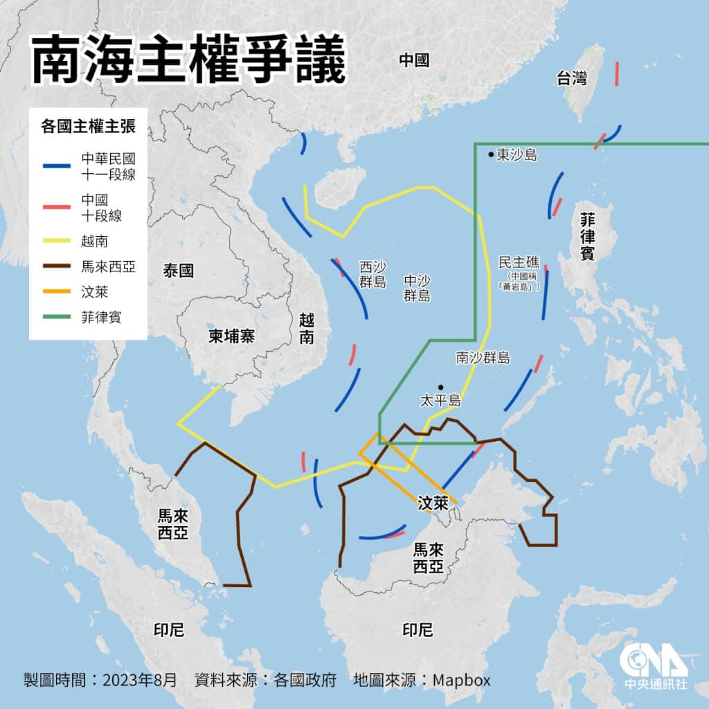 民主礁再爆空中對抗菲稱遭共機殲16逼近、中方聲稱警告驅離