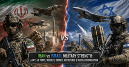 Iran vs Israel Military Strength 2026: Army, Air Force ...