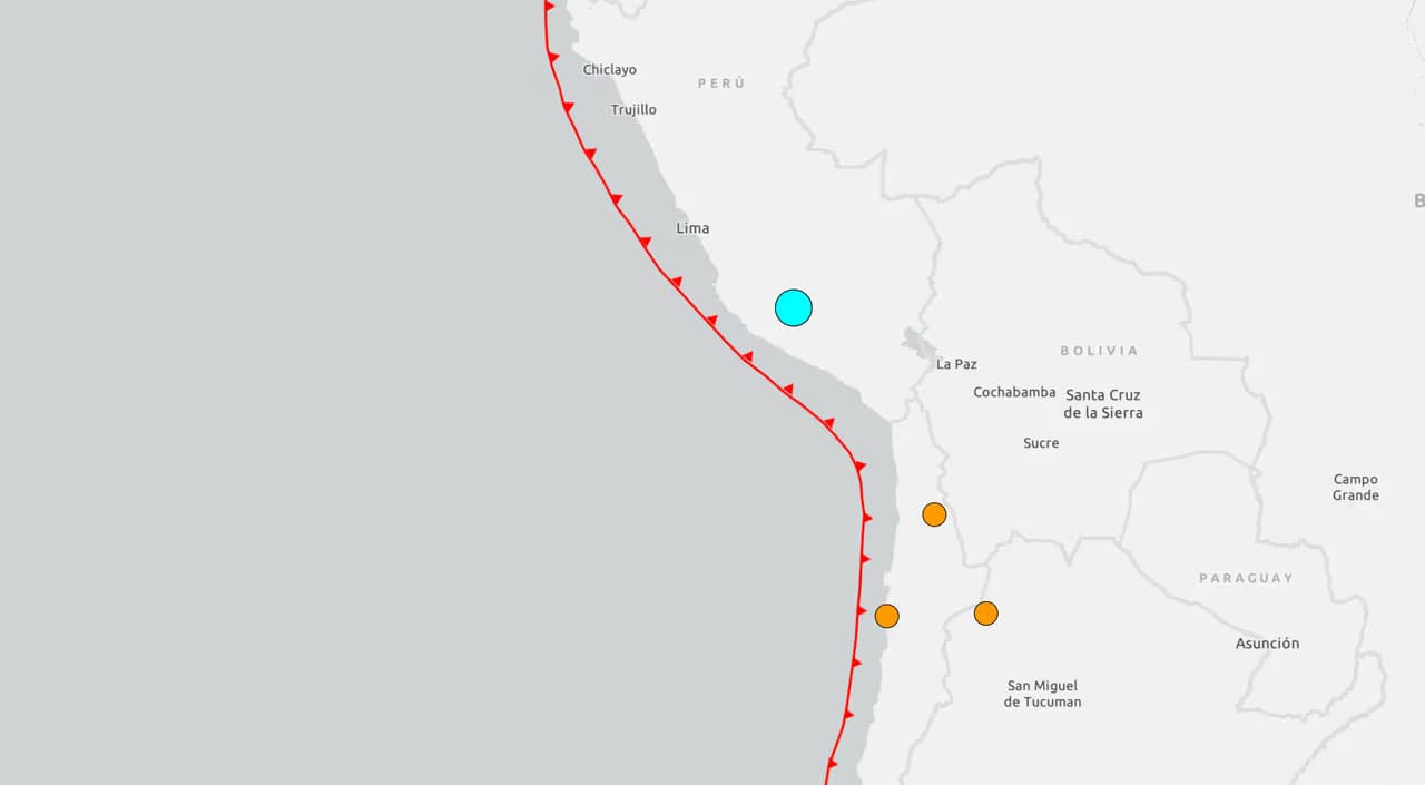 Sismo de magnitud 6.7 con epicentro en Upahuacho ...