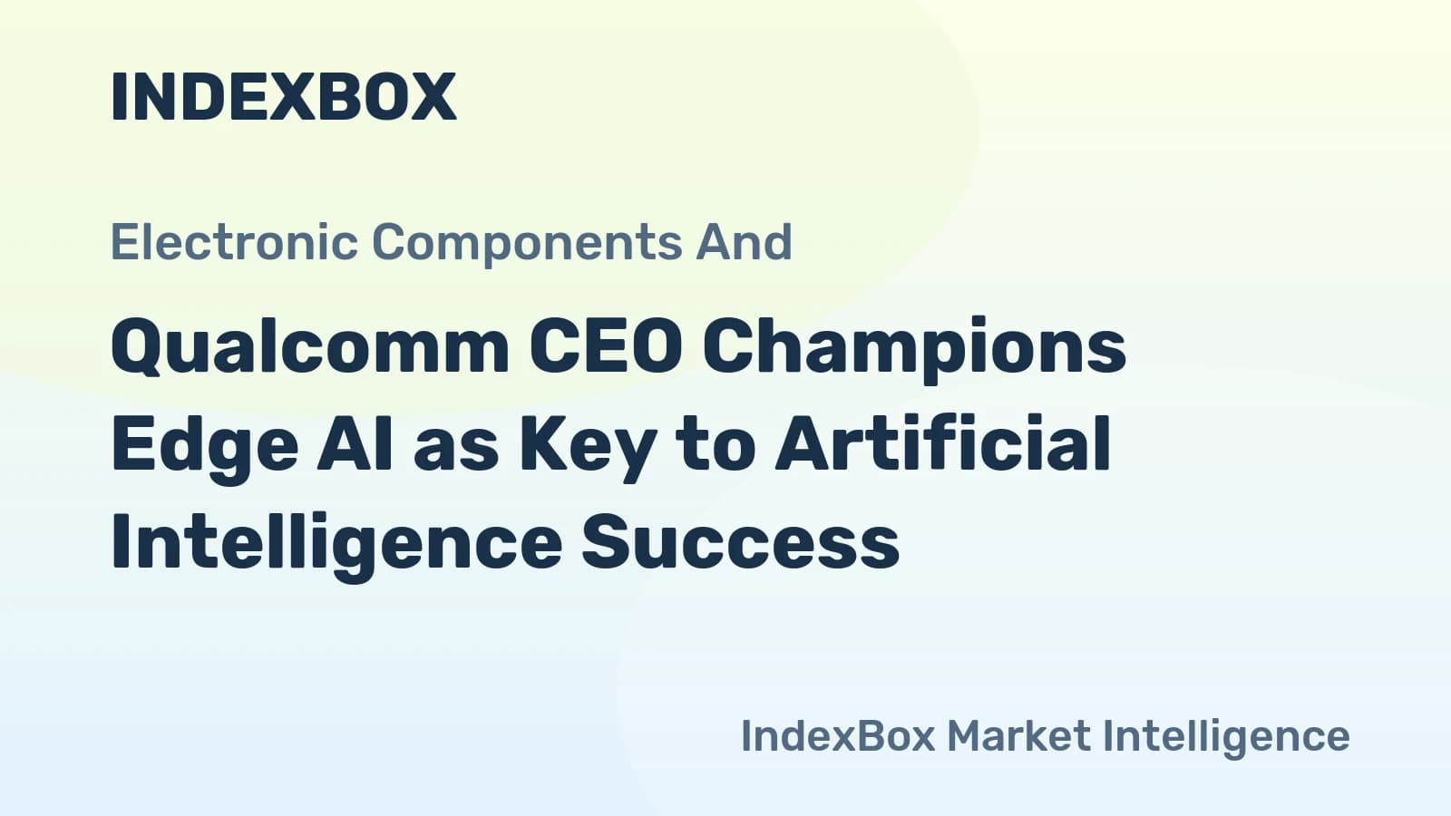 Qualcomm Bets on Edge AI, Announces Share Buyback Amid Stock Decline - News and Statistics - IndexBox