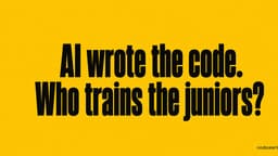 Training juniors in the AI era: the bottom-up apprenticeship is ...