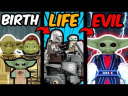 I Built BABY YODA'S Entire Life in LEGO!