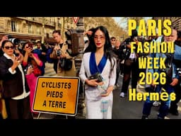 Hermès Paris Fashion Week 2026 Part 2 ✨ | Fall Winter Runway & Street Style in 4K