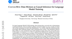 CausalMix: Data Mixture as Causal Inference for Language Model Training