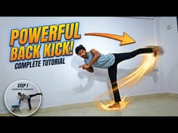 How To Do A Perfect Back Kick | Karate & Mma Tutorial | Fighter vision 