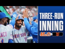 Mets Break Through with 3-Run 2nd Inning | FULL INNING