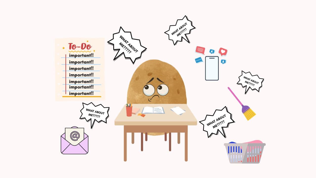 When ADHD makes doing one thing feel like failing at 128 other things