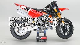 Reviewing the Ducati Desmo450 MX Factory LEGO Set