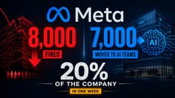 Meta Just Replaced 8,000 Employees With AI — And Moved 7,000 More Into AI Teams