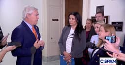 James Comer Pressed by Epstein Survivors Outside Pam Bondi Deposition: ‘We Want Justice’