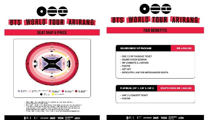 Facts About BTS Tour in Jakarta: Ticket War, 360-Degree Stage, and More