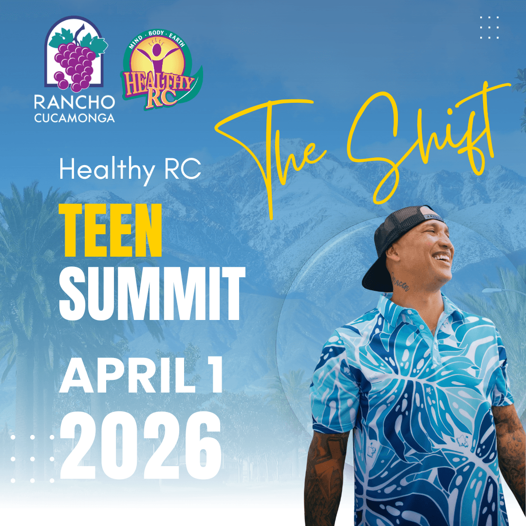 8th Annual Healthy RC Teen Summit - The Shift | City of Rancho Cucamonga
