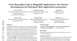 From Runnable to Shippable: Multi-Agent Test-Driven Development for Generating Full-Stack Web Applications from Requirements