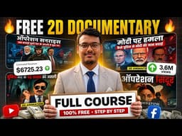 How to Make 2D Documentary Videos with FREE AI Tools | Complete Course 2026 | 2D Documentary Videos