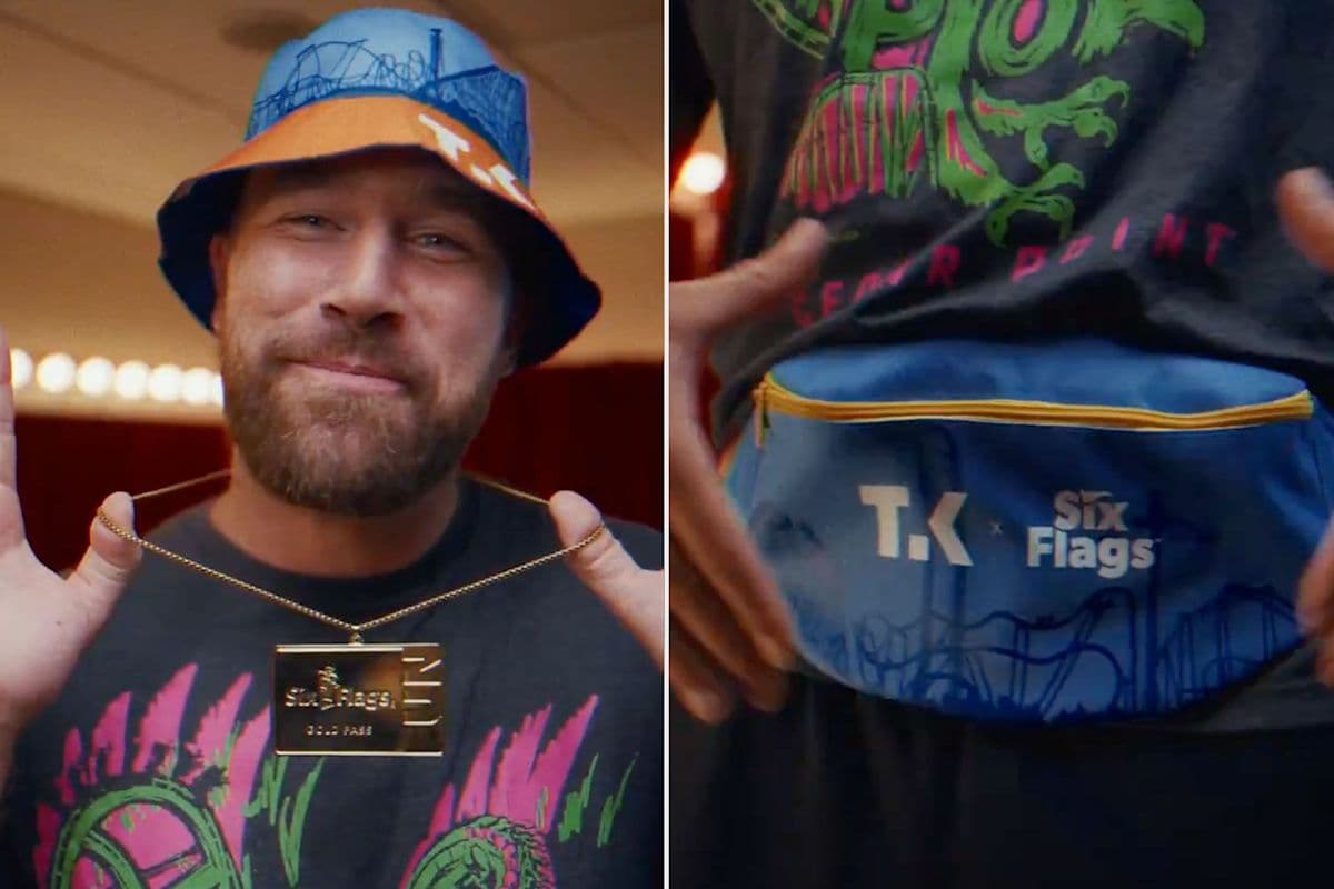 Travis Kelce Gets 'Park Ready' as He Partners with Six Flags to Give ...